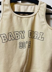 Baby Girl 90's Crop Tank Top