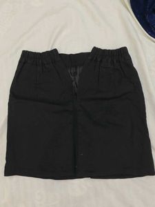 Classic Black A-Line Skirt