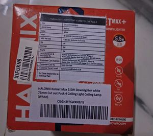 Halonix LED Recessed Downlighter pack of 4