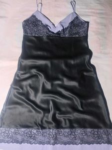 Elegant silk soft Lace Nightgown