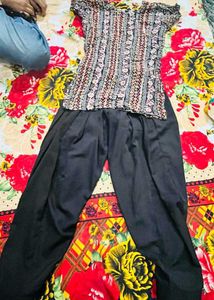 Boho Print Kurta with salwar