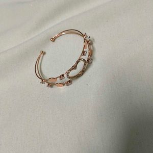 Heart Charm Rose Gold Bracelet