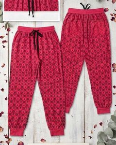 Vibrant Pink Printed Lounge Pants