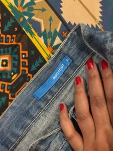 Stylish Men's Washed Blue Denim Jeans