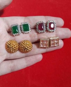 Assorted Stud Earrings Set