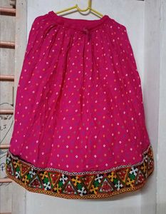 Embroidered Skirt and Kurti Set