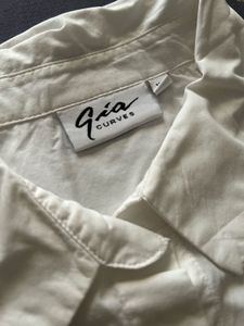 Westside-Chic Embroidered White Shirt
