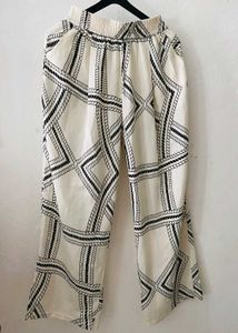 Boho Wide Leg Pants with Unique Print