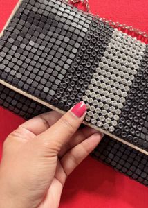 Stylish Mesh Clutch Bag