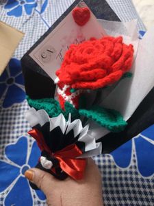 Crochet Rose Flower Bouquet