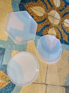 Resin Coaster Molds - Set of 3