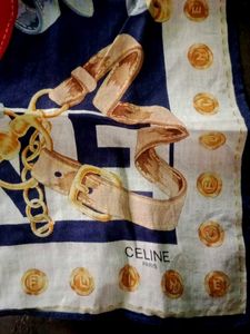 Rare Find Vintage CELINE 90s Cotton Scarf