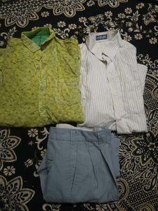 combo Shirt and Trouser Set