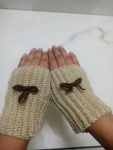 Handmade Crochet Fingerless Gloves