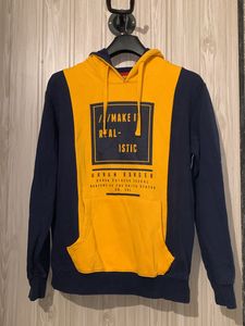 Pantaloons Yellow And Blue Hoodie (Boys)