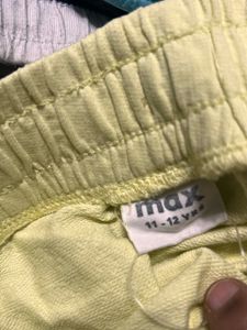 Cute Yellow Shorts 6-8 ys
