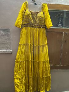 Yellow Heavy Gown