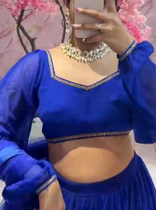 Elegant Blue Lehenga Choli Set