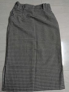 Gingham Check Trousers