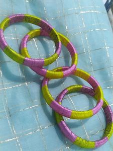 A Yellow Pink ... Handmade Beautiful Bangle