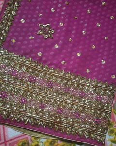 Elegant Magenta Saree