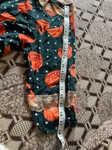 Cute Tomato Print Nighty