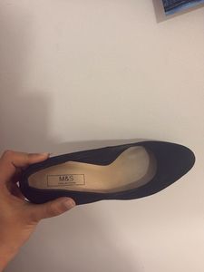 Classic Black Suede Heels
