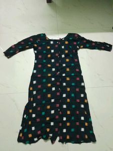Chic Printed Kurta Dress