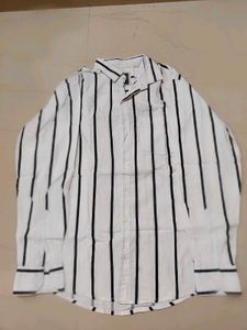 Striped Long Sleeve Button-Up Shirt