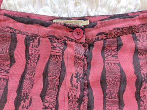 Bohemian-Style Ethnic-Print Wide-Leg Pants