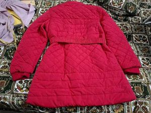 Red Quilted Jacket