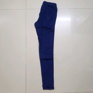 Girls' Blue Denim Jeggings