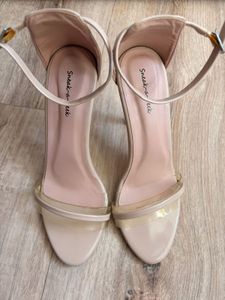 Stylish Nude Strappy Heels