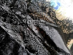 Black Lace velvet goth dress 🖤
