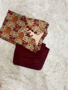 Elephant Print Kurti and bottom
