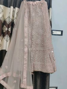 Elegant Pink Embroidered Lehenga Choli