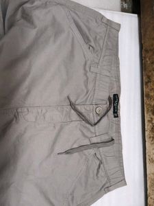 FLYING MACHINE Men's Grey Cargo Jogger Pants