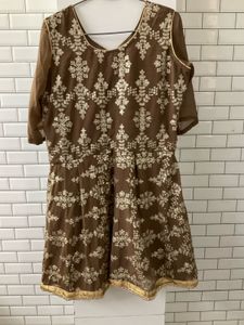 Sharara With A Line Frock