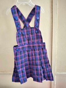 Pinafore Skirt &amp; Bow Set
