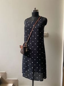 Chic Polka Dot Midi Dress