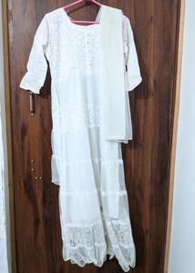 White Embroidered 2-Piece Outfit