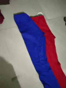 Red &amp; Blue Leggings woolen
