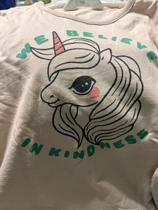 H&amp;M Unicorn Graphic Long Sleeve sweat-tshirt