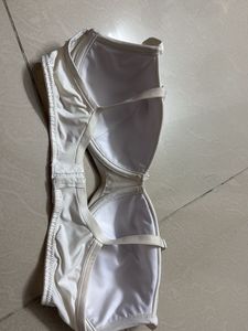 White Padded Bra