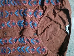 Max Brown Kurta