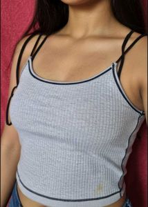 Ribbed Crop Tank