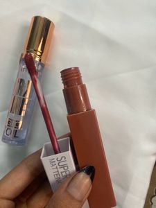 Maybe lucky Lipstick With  Free Gloss