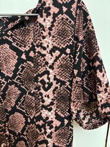 Animal Print Crop Top