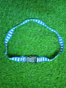 Blue &amp; White Striped belt (freebie)