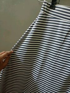 Blue Stripped Skirts